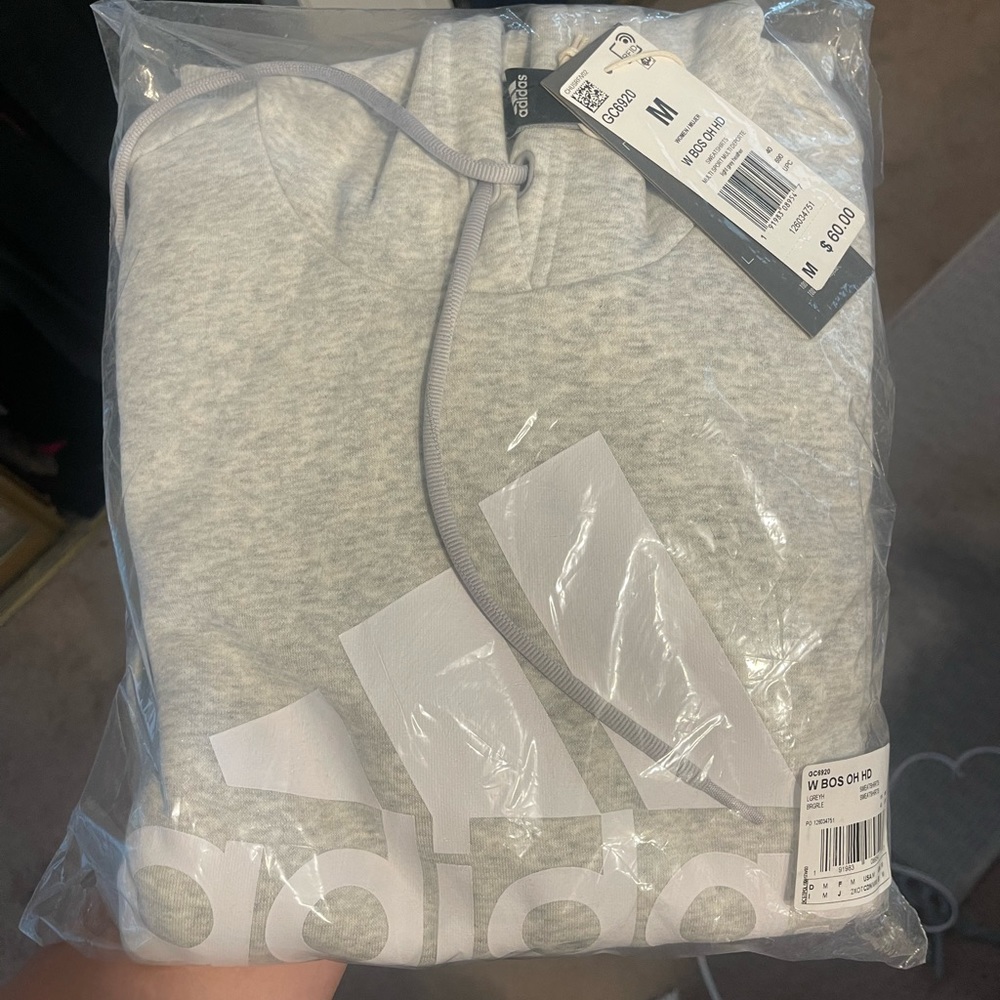 Gray Adidas sweatshirt
